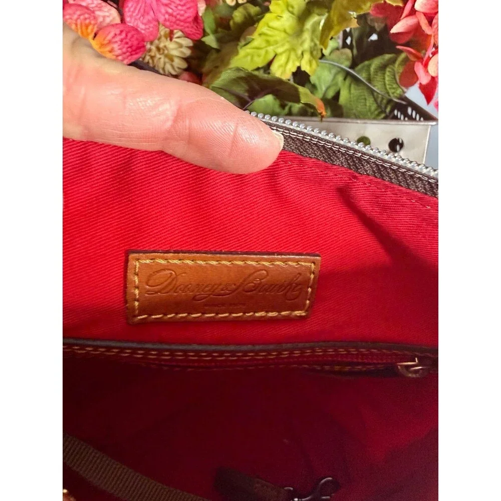 Genuine Dooney and Bourke Zip Crossbody Bag in Hot Pink MSRP $218.00 like new